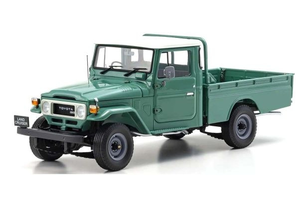 Kyosho 1:18 Toyota Land Cruiser 40 Pick Up 1980 Fashion Green KS08958FG