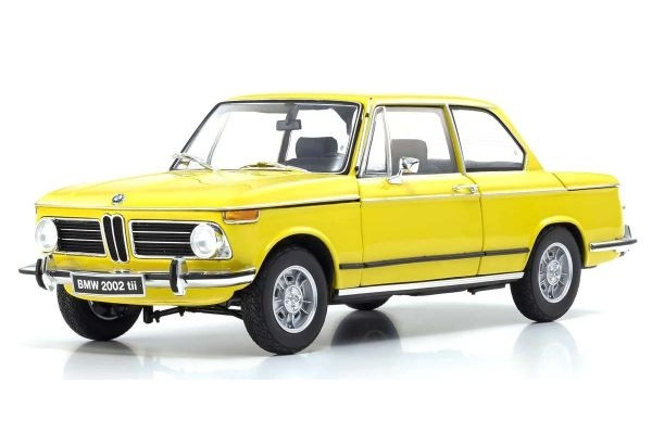 Kyosho 1:18 BMW 2002 Tii 1972 Yellow - KS08543GF - expresní doprava