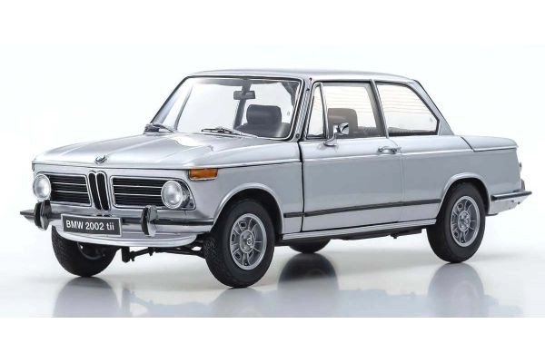 Kyosho 1:18 BMW 2002 Tii 1972 Silver KS08543S