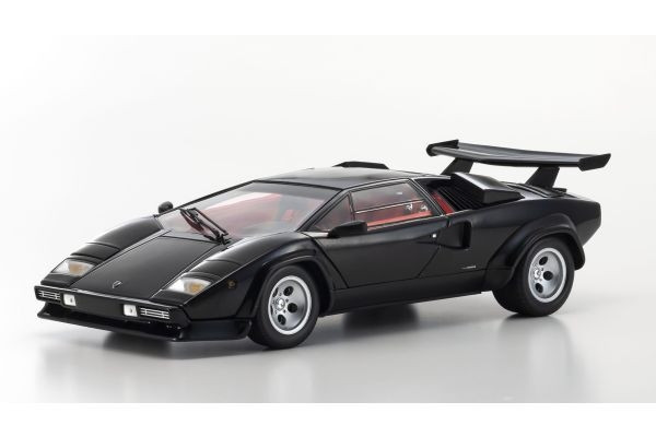 Kyosho 1:18 Lamborghini Countach LP5000 Quattrovalvove Black KS08320BK