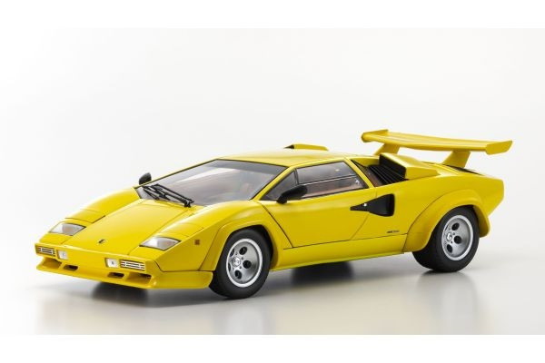 Kyosho 1:18 Lamborghini Countach LP5000 Quattrovalvove Yellow KS08320Y