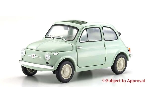 Kyosho 1:18 Fiat Nuova 500 Green Clear KS08966LG