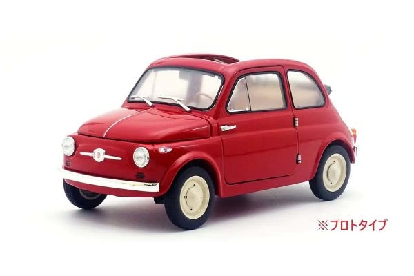 Kyosho 1:18 Fiat Nuova 500 Coral Red KS08966R