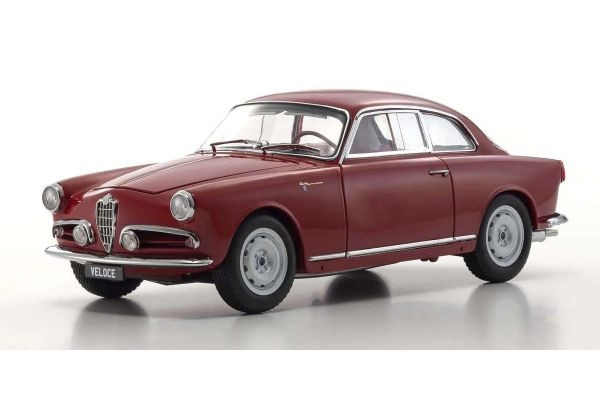 Kyosho 1:18 Alfa Romeo Giuletta Sprint Veloce 1956 Red - KS08957VR - expresní doprava