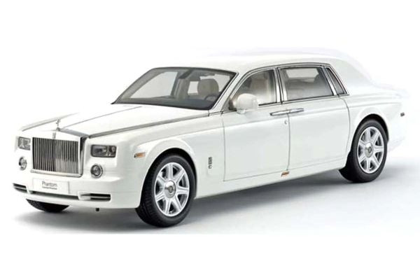 Kyosho 1:18 Rolls-Royce Phantom EWB 2012 English White KS08841EW2