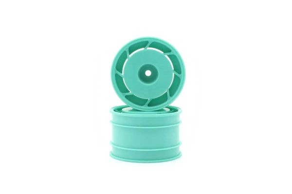 Rear Wheels Kyosho 1:10 Kyosho 8D 50mm (2) - Peppermint Green - K.UTH002GR - expresní doprava