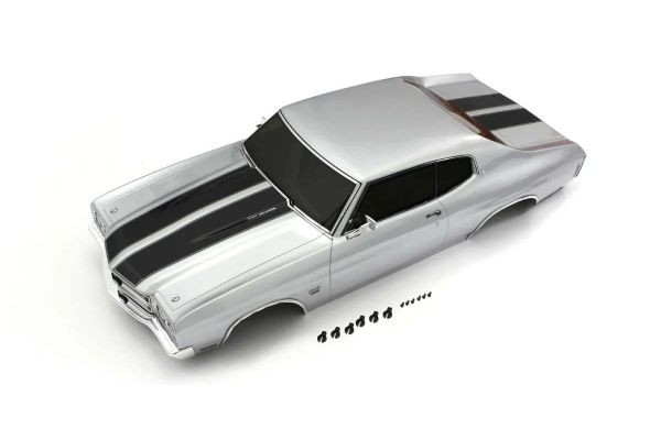 Kyosho Body shell set 1:10 Fazer FZ02L Chevy Chevelle R SS 454 LS6 - Silver - K.FAB702SB - expresní doprava