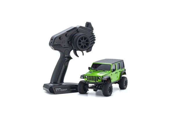 Kyosho Mini-Z 4X4 MX-01 Jeep Wrangler Unlimited Rubicon Green (KT531P) - K.32536GR - expresní doprava