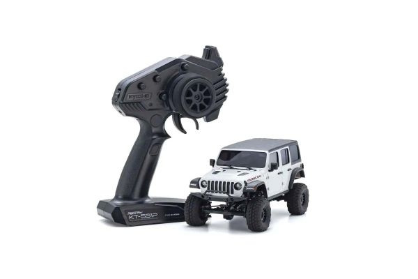 Kyosho Mini-Z 4X4 MX-01 Jeep Wrangler Unlimited Rubicon White (KT531P) - K.32536W - expresní doprava