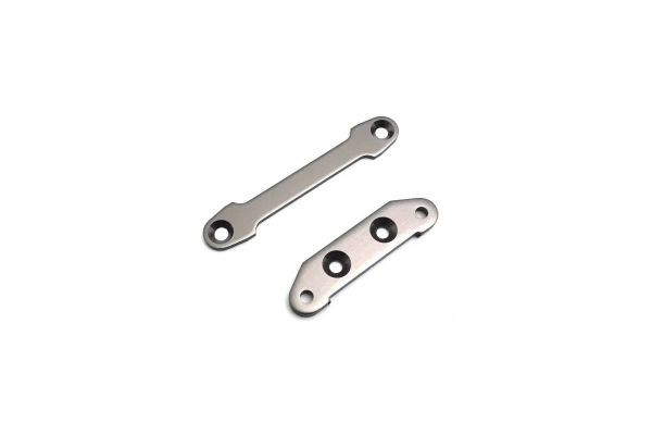 Front suspension plate set Kyosho Optima Pro (2) Gun Metal - K.OT218GM - expresní doprava