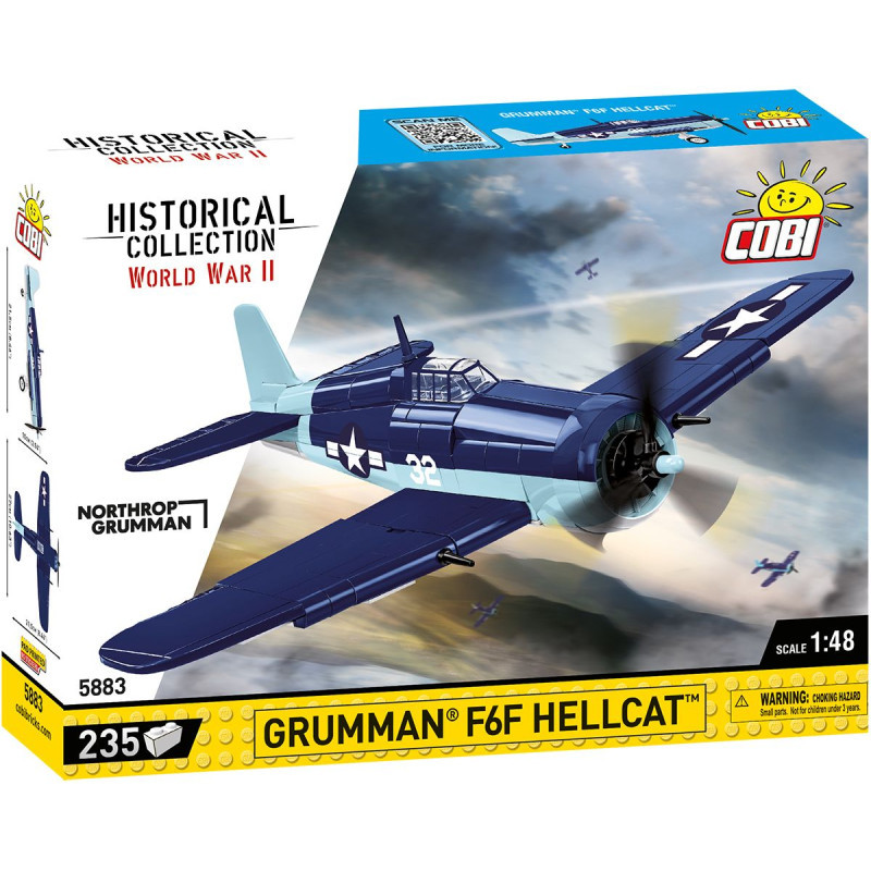 COBI II WW Grumman F6F Hellcat, 1:48, 235 k - COBI-5883 - expresní doprava