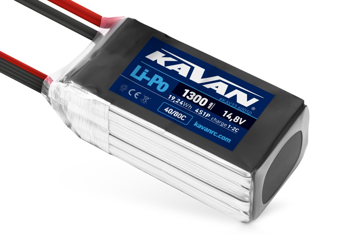 KAVAN Li-Po 1300mAh/14,8V 40/80C 19,24Wh - KAV33.60050 - expresní doprava