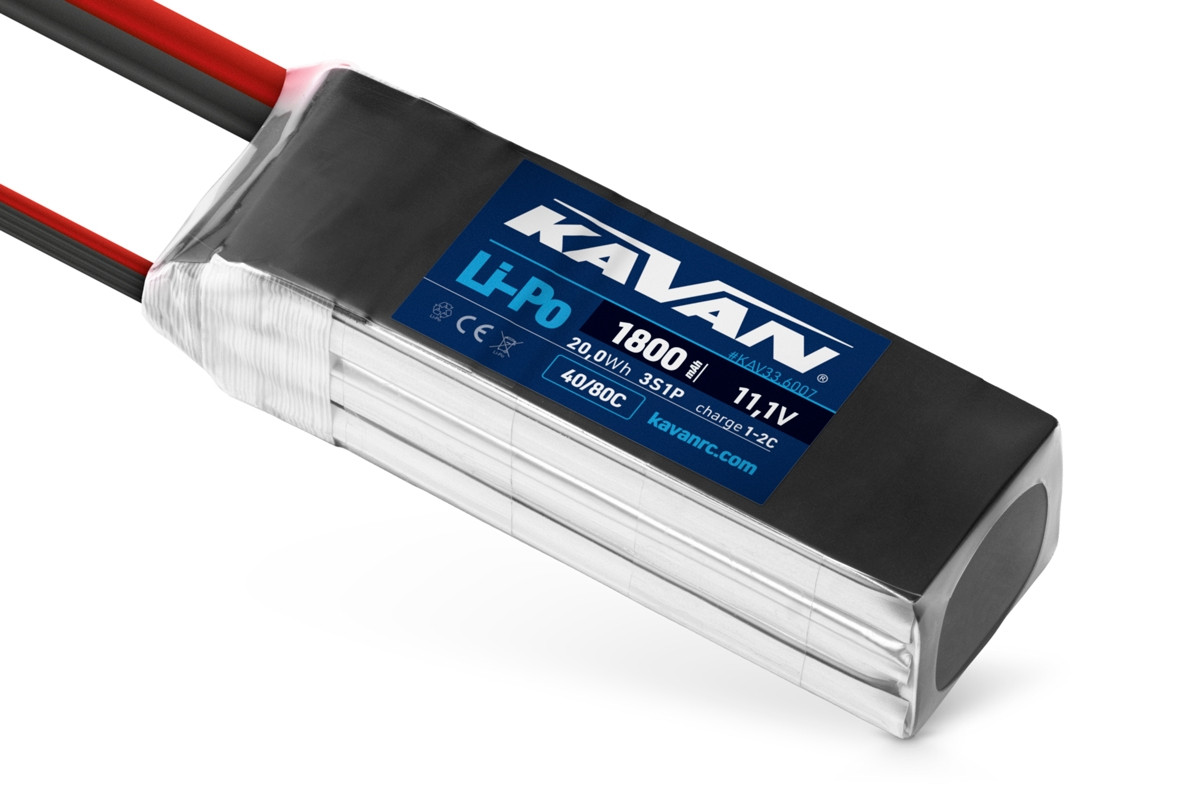 KAVAN Li-Po 1800mAh/11,1V 40/80C 20,0Wh - KAV33.6007 - expresní doprava