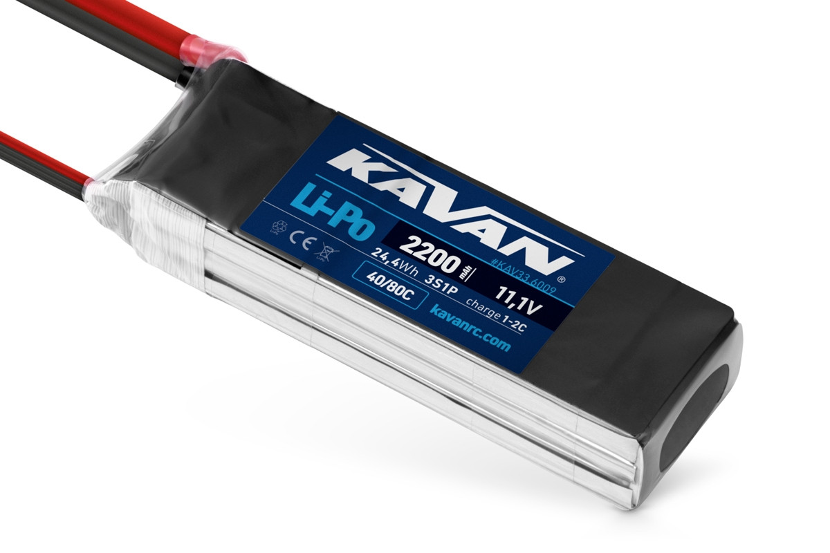 KAVAN Li-Po 2200mAh/11,1V 40/80C 24,4Wh - KAV33.6009 - expresní doprava