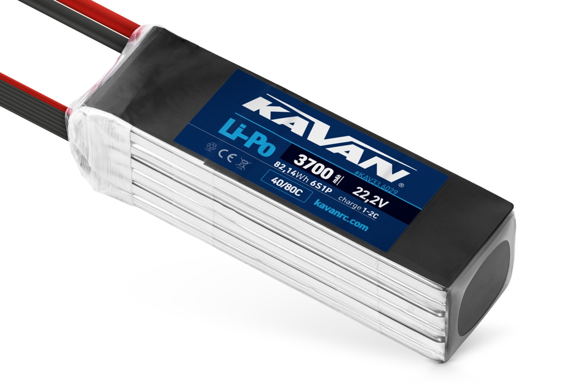 KAVAN Li-Po 3700mAh/22,2V 40/80C 82.14Wh - KAV33.6029 - expresní doprava