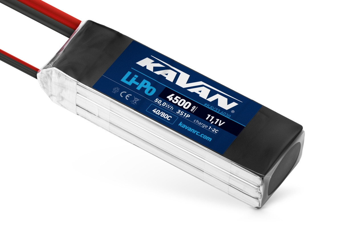 KAVAN Li-Po 4500mAh/11,1V 40/80C 50,0Wh - KAV33.6030 - expresní doprava