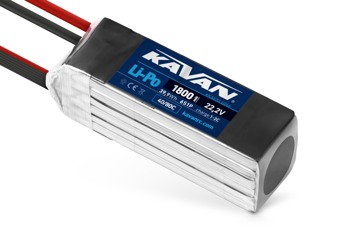 KAVAN Li-Po 1800mAh/22,2V 40/80C, 39,9Wh - KAV33.6046 - expresní doprava