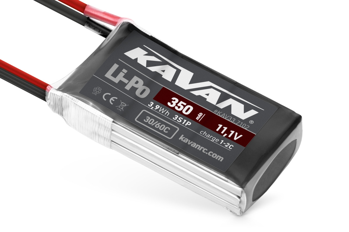 KAVAN Li-Po 350mAh/11,1V 30/60C Air pack - KAV33.7102 - expresní doprava