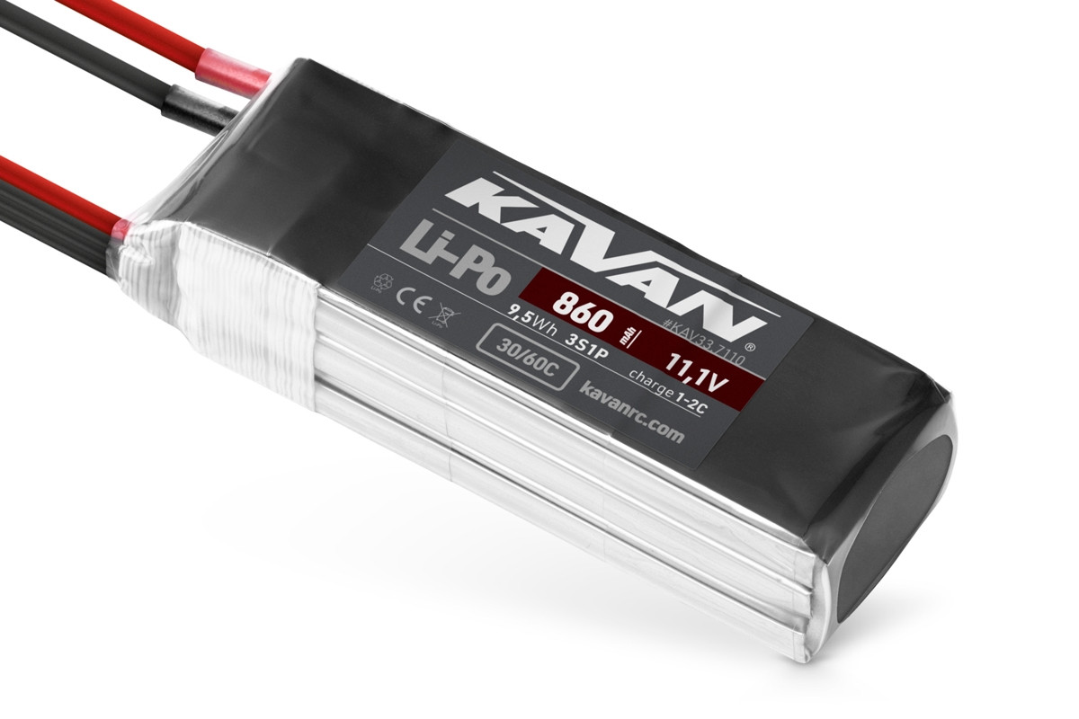 KAVAN Li-Po 860mAh/11,1V 30/60C Air pack - KAV33.7110 - expresní doprava