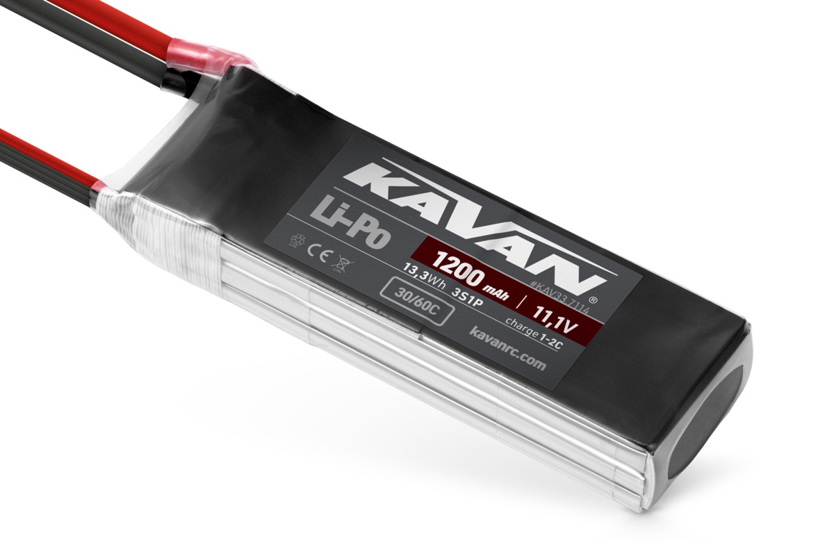 KAVAN Li-Po 1200mAh/11,1V 30/60C Air pack - KAV33.7114 - expresní doprava