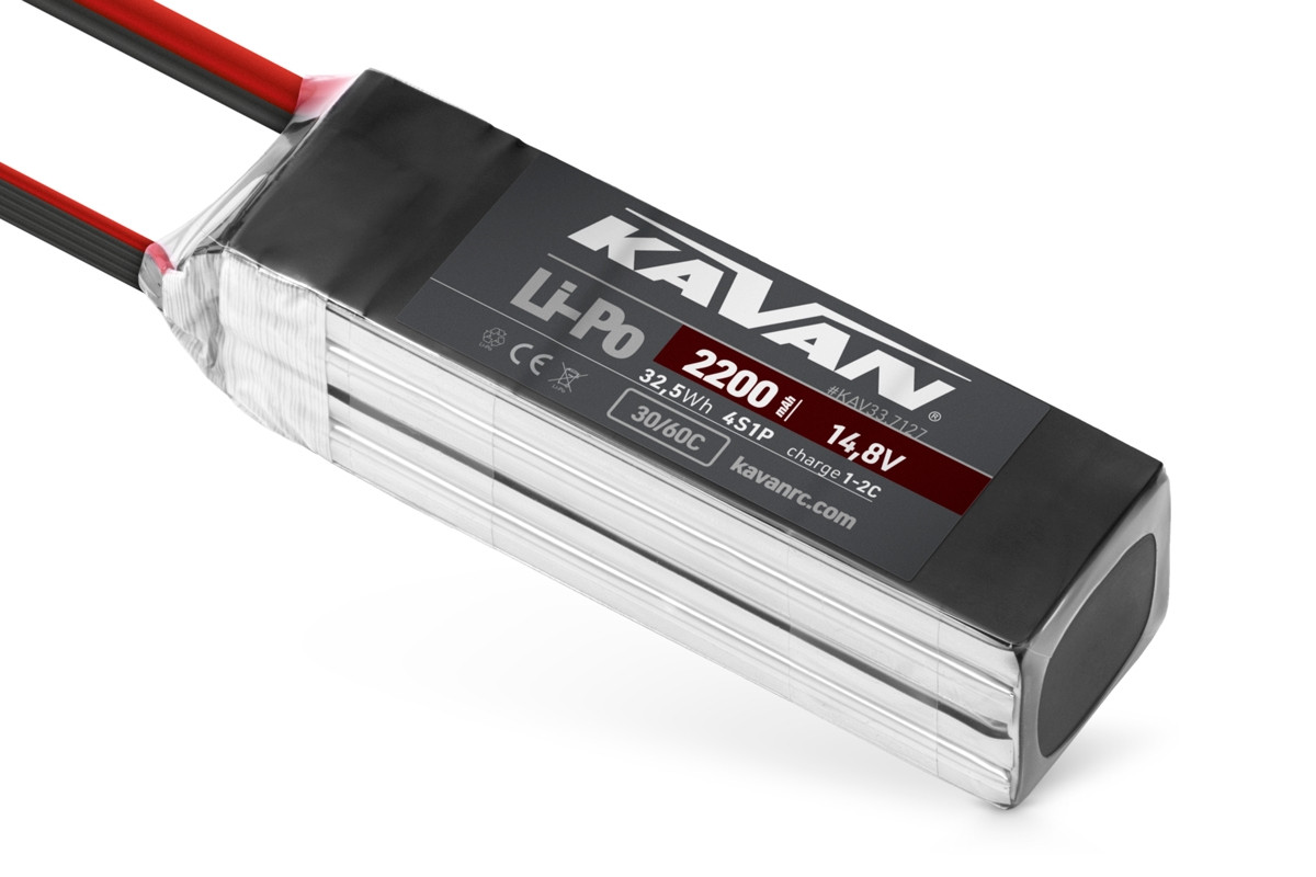 KAVAN Li-Po 2200mAh/14,8V 30/60C Air pack - KAV33.7127 - expresní doprava