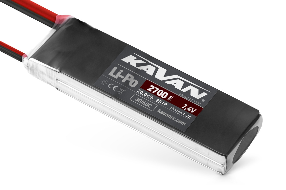 KAVAN Li-Po 2700mAh/7,4V 30/60C Air pack - KAV33.7131 - expresní doprava