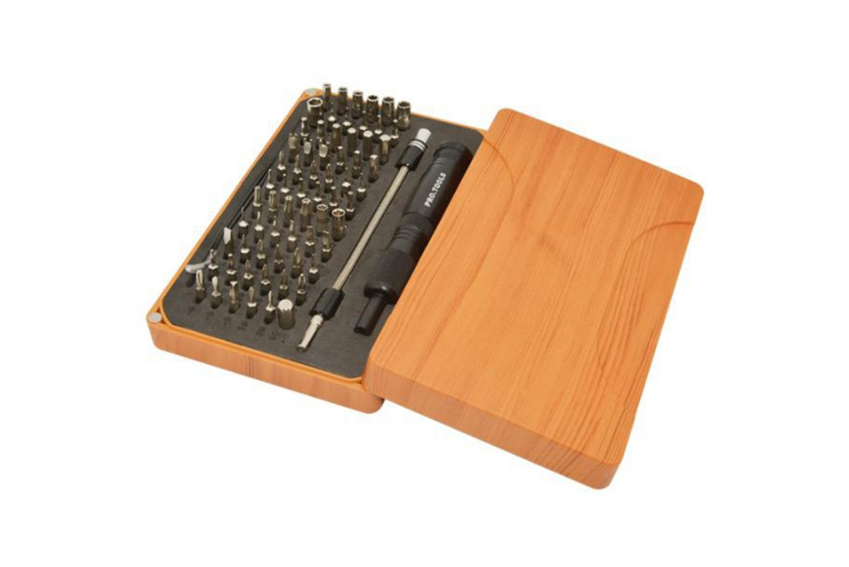 STABLECAM 69in1 Screwdriver Tool Set with Wooden Case - 1DJ3164 - expresní doprava