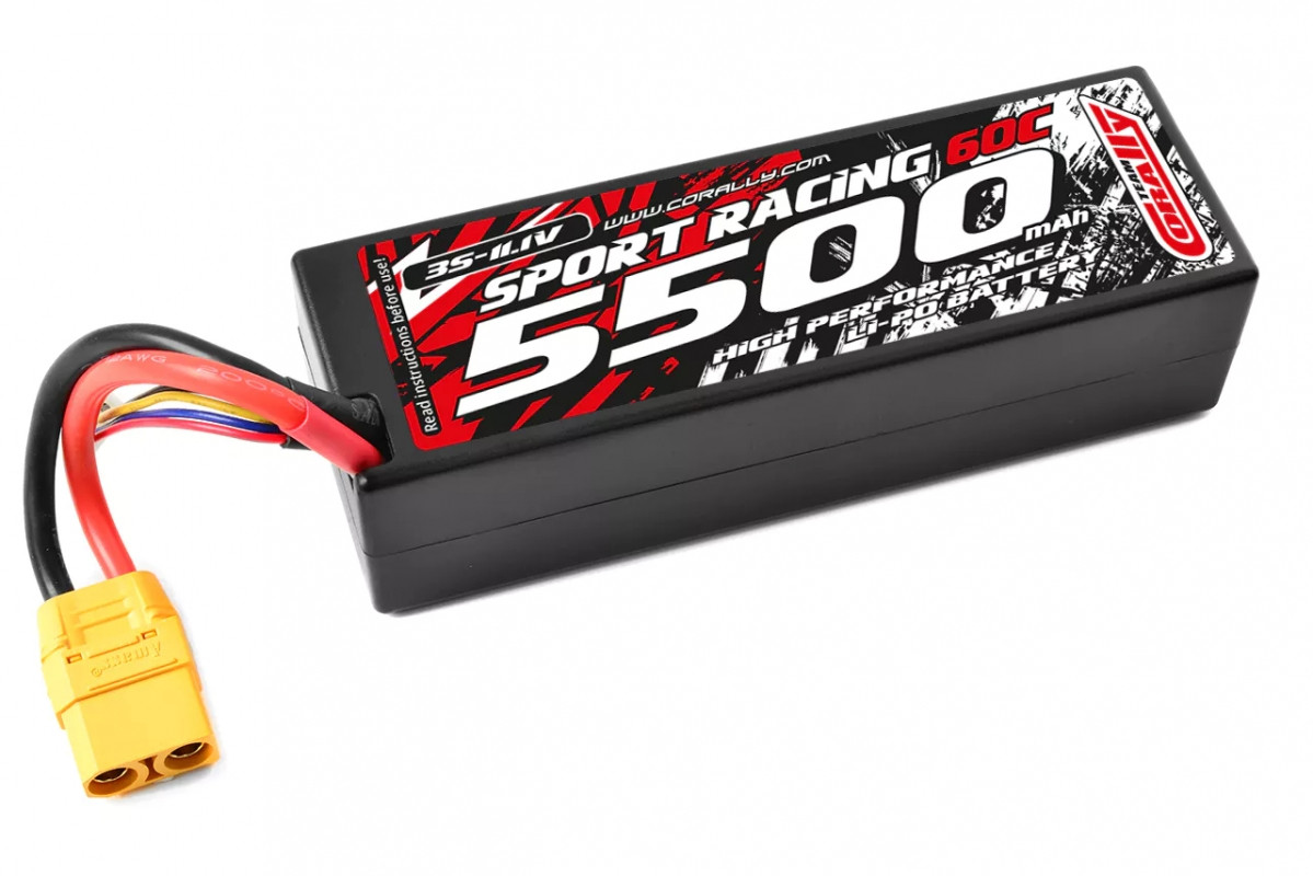 Šport Racing 60C - 5500mAh - 11,1 V 3S - LiPo Stick Hardcase - XT90 [C-49135-X]