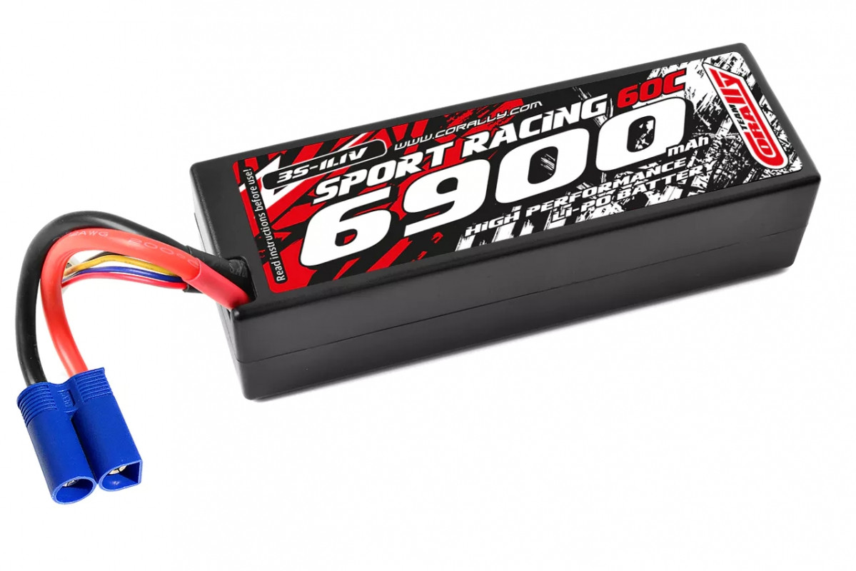 Šport Racing 60C - 6900mAh - 11,1 V 3S - LiPo Stick Hardcase - EC-5 [C-49136-EC5]