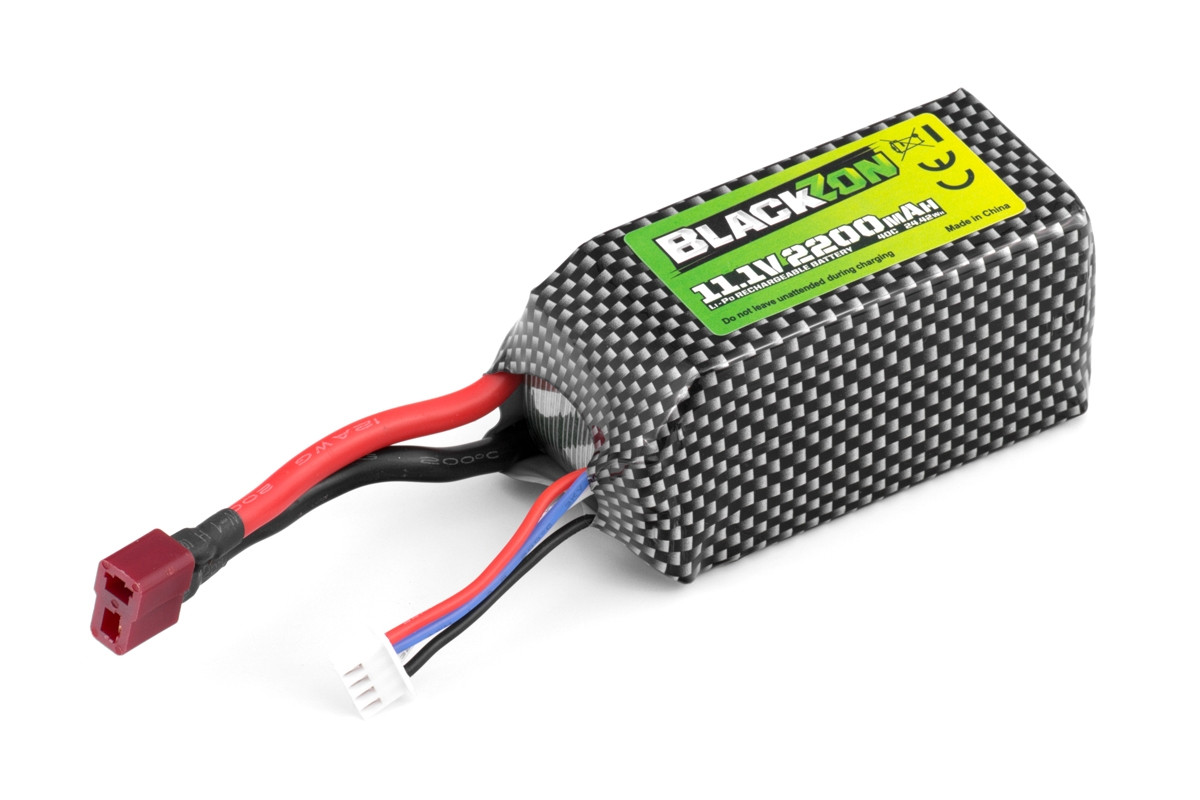 BlackZon LiPo akumulátor 11.1V, 1800mAh, konektor T-Dean - HPI540248 - expresní doprava