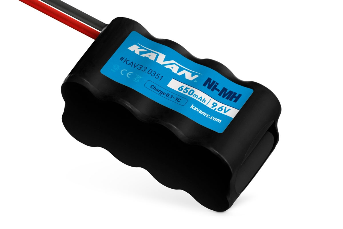 KAVAN NiMH 650mAh/9,6V - kocka [KAV33.0351]