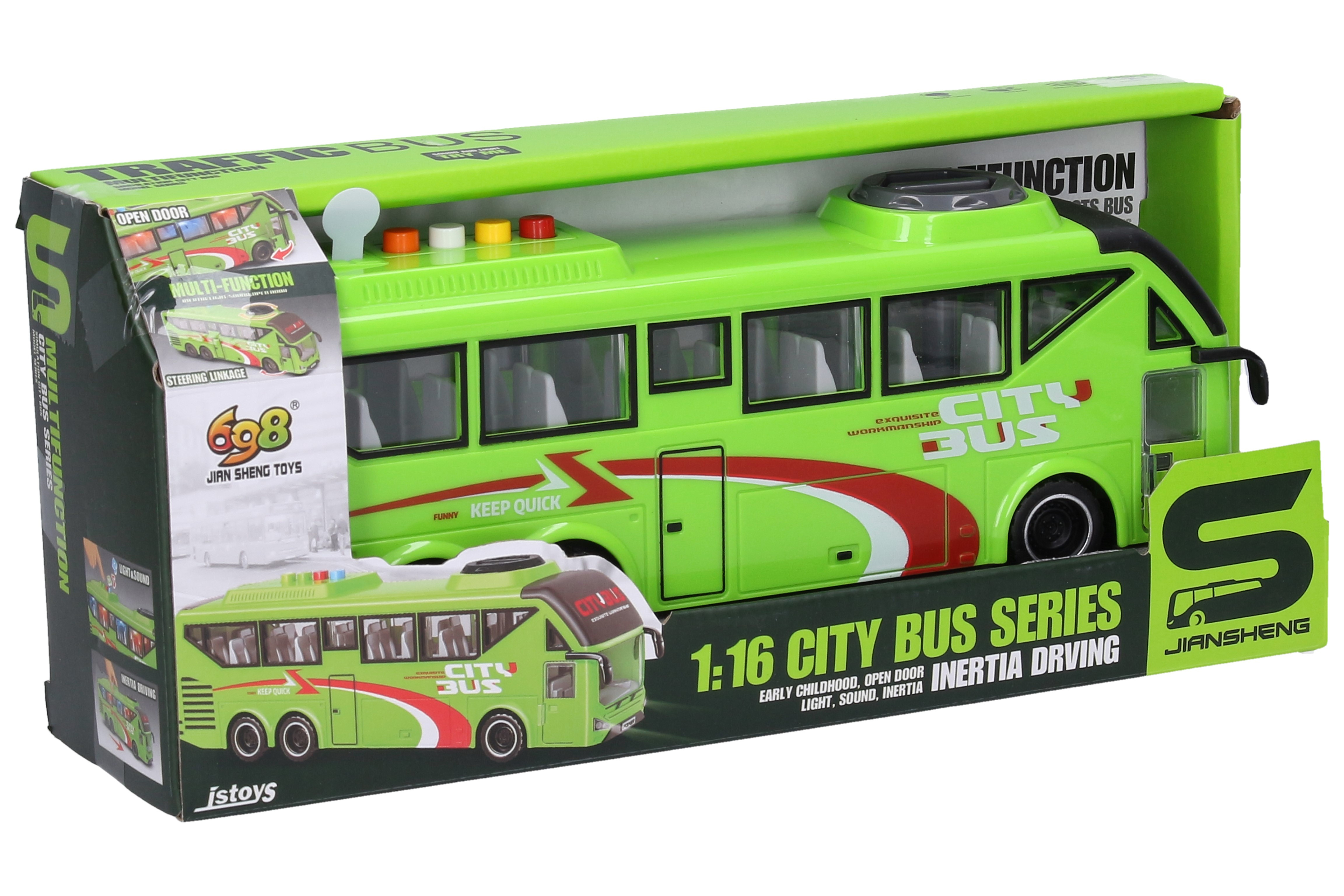 Wiky Vehicles Autobus s efekty 27 cm - W039781 - expresní doprava