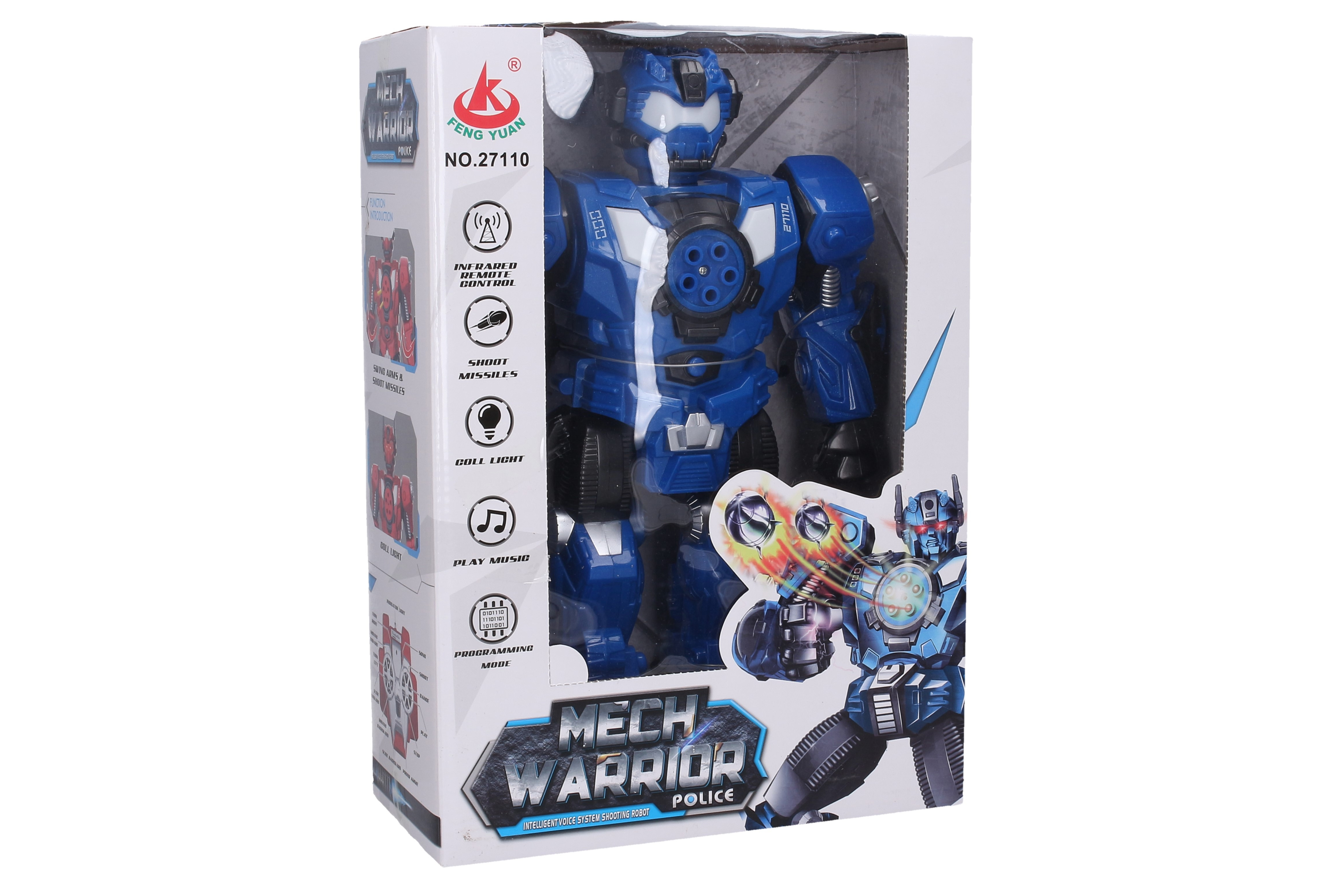 Wiky RC Robot střílející šipky RC na dálkové ovládání 33,5 cm - W038380 - expresní doprava