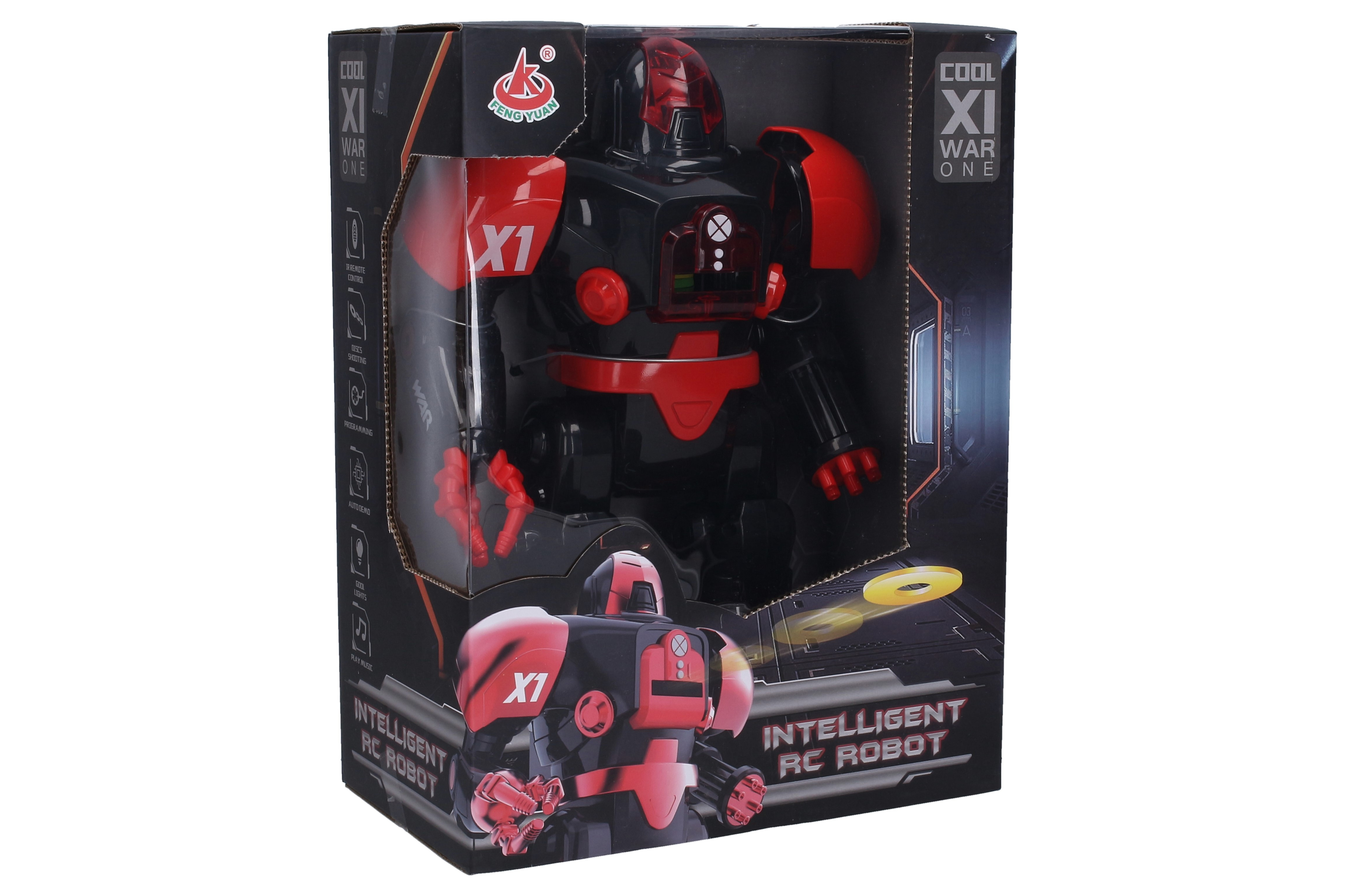 Wiky RC Robot střílející disky RC na dálkové ovládání 29,5 cm - W013395 - expresní doprava