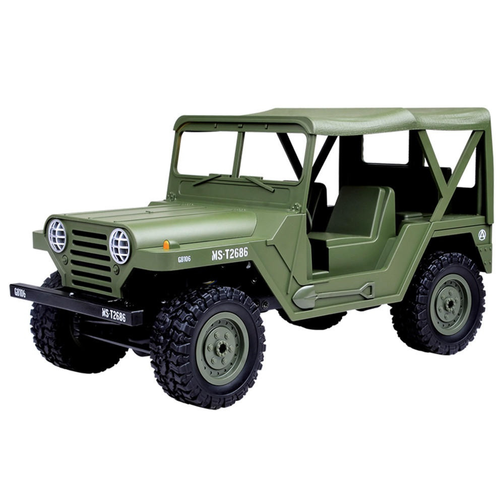 WPL Amewi RC americký jeep M151 1:14 zelená - S1522G - expresní doprava