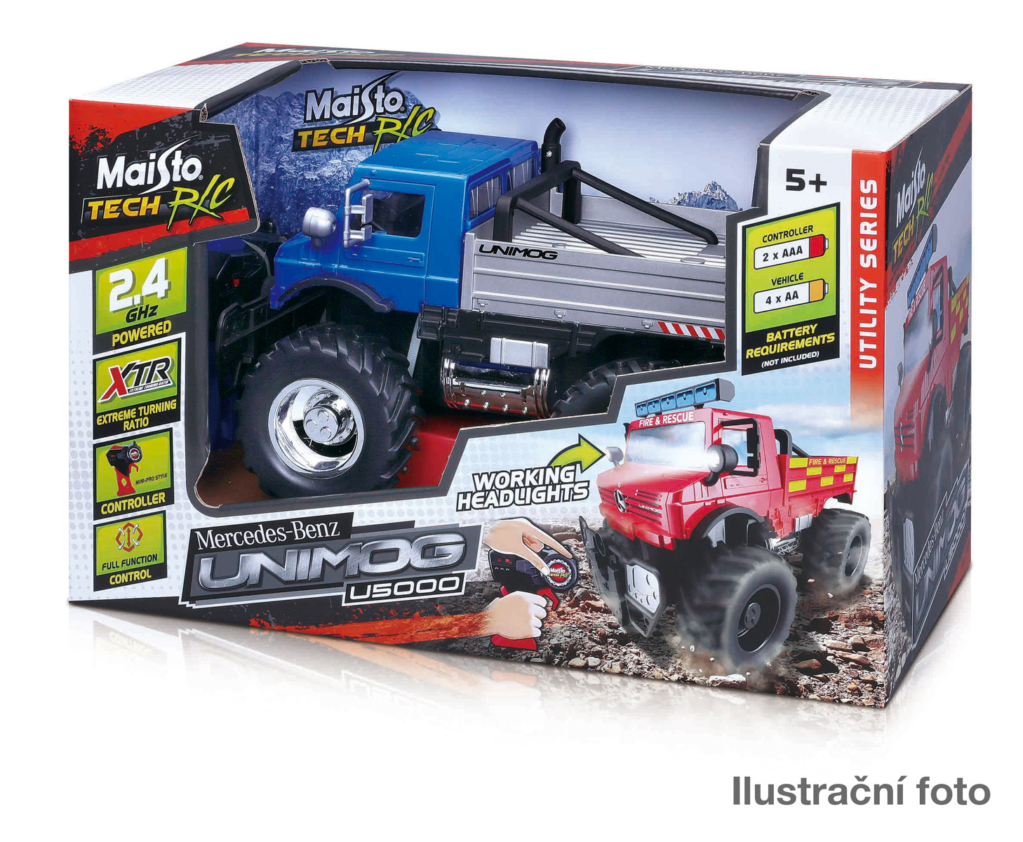 M. Tech RC, Mercedes-Benz Unimog U5000, assort, 2,4 Ghz - 101282302 - expresní doprava