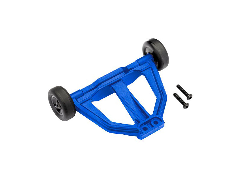 Traxxas kolečka opěrná modrá (sestava) - TRA10776-BLUE,TRX10776-BLUE - expresní doprava