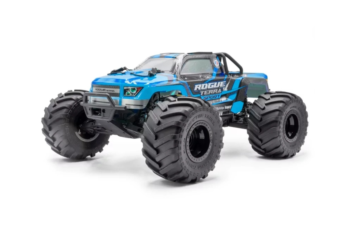 HOBBYTECH ROGUE TERRA SPORT RTR Brushless Monster Truck 4WD, modrá - 1.ROGT.SP.BL - expresní doprava