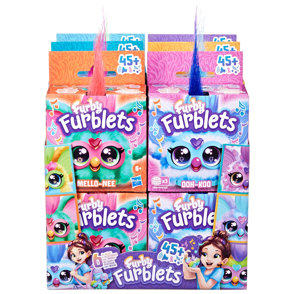HASBRO - Furby Furblets assort, 8 balení, 6 druhů - 1119F9703 - expresní doprava