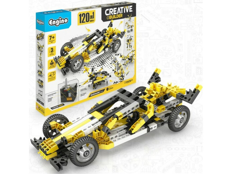 Engino Creative Builder 120 modelů + motor - EN-12030 - expresní doprava