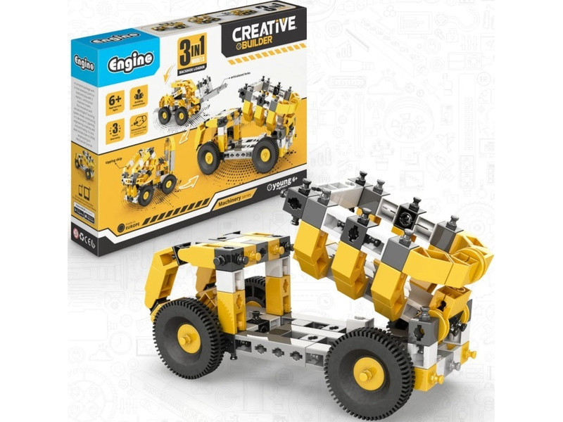 Engino Creative Builder nákladní auto 3v1 - EN-CB-M10 - expresní doprava