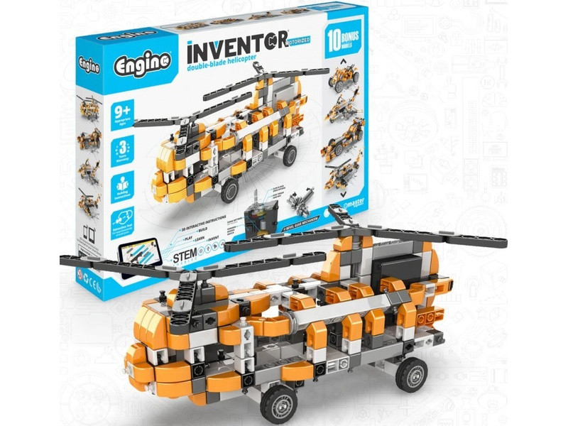 Engino Inventor Motorized vrtuľník 10 modelov + motor [EN-IN70]