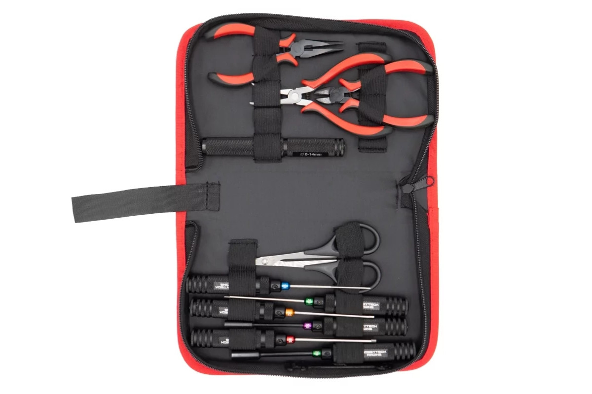 Súprava náradia, 12 dielna vrátane tašky [HTR-410]