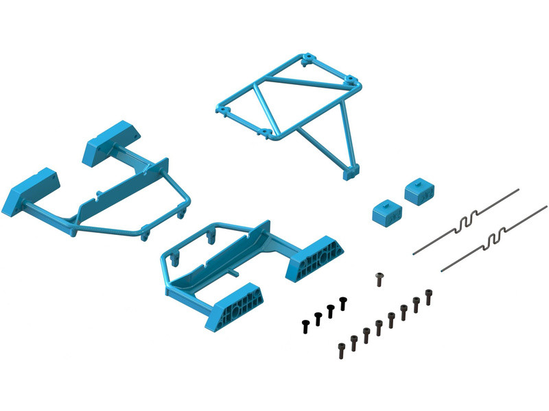 Arrma ochranný trubkový rám modrý: Grom - ARA-1569 - expresní doprava