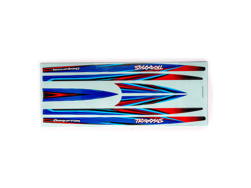 Traxxas samolepky trupu modré (pro Distruptor) - TRA10698-BLUE,TRX10698-BLUE - expresní doprava