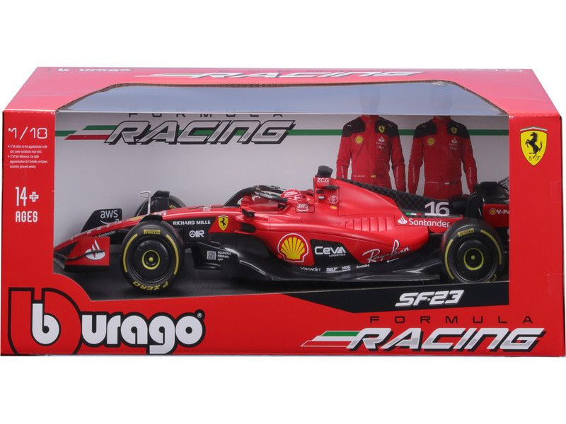Bburago Ferrari SF-23 1:18 Leclerc - BB18-16812nr16 - expresní doprava