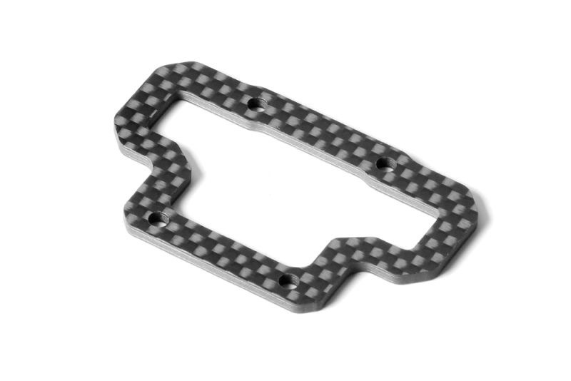 Xray XB4'20/'21/'22 GRAPHITE CENTER UPPER DECK 2.2MM - V2 - 361176 - expresní doprava