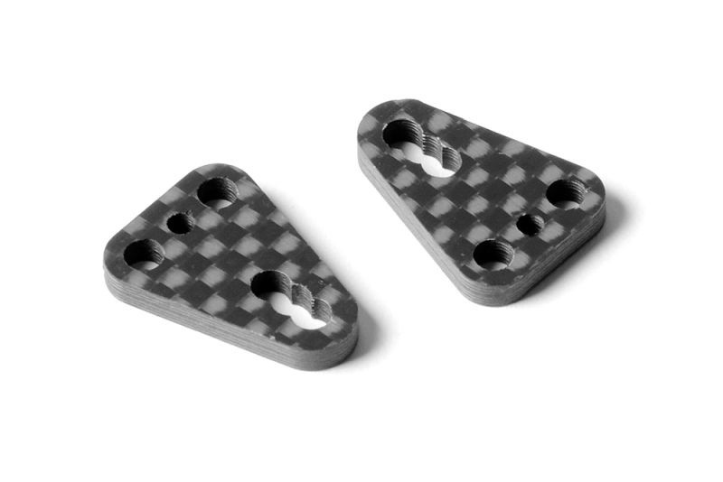 Xray X1'20/21/23 GRAPHITE POD LINK PLATE 2.5MM (2) - 371185 - expresní doprava