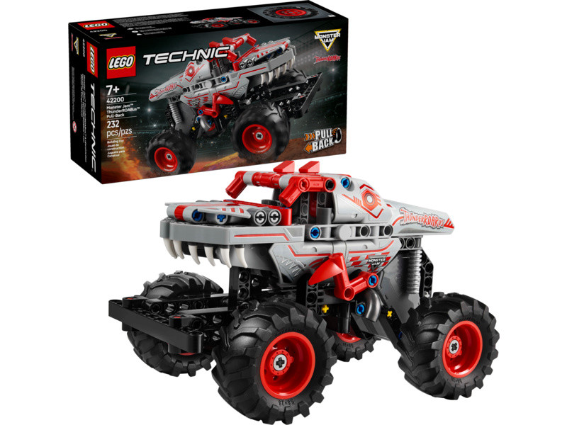 LEGO Technic - Monster Jam ThunderROARus s natahovacím motorem - LEGO42200 - expresní doprava