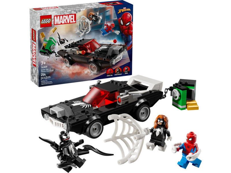 LEGO Marvel - Spider-Man vs. Venomův výkonný sporťák - LEGO76309 - expresní doprava